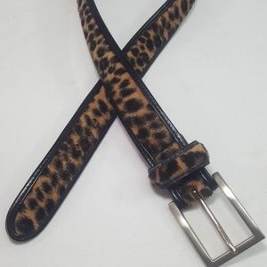 LINEA PELLE WOMEN'S BELT small Leopard Print NICE